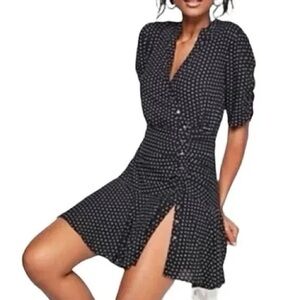 Free People Black and White Mini Dress